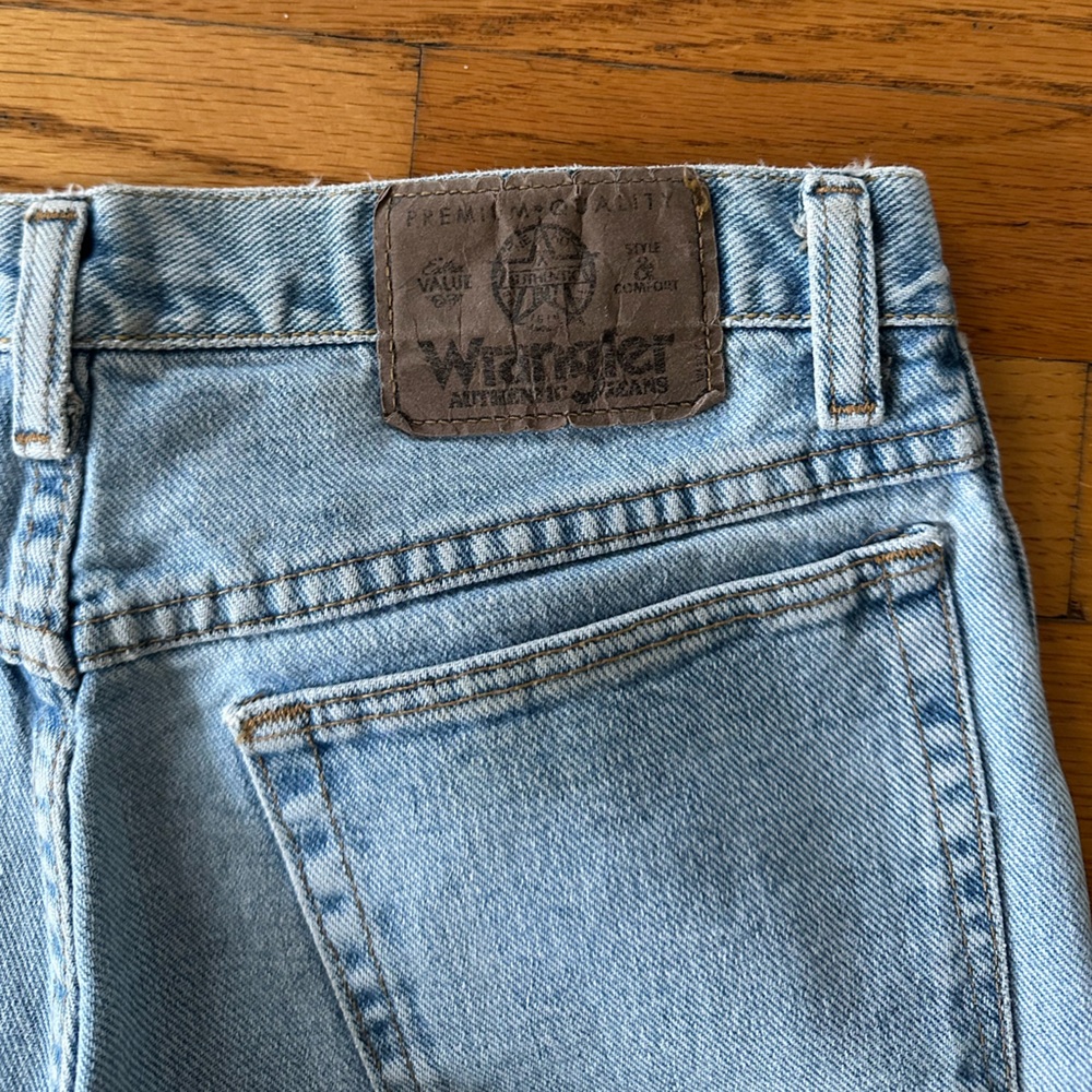 Wrangler Men's Slim Jeans in Light Blue